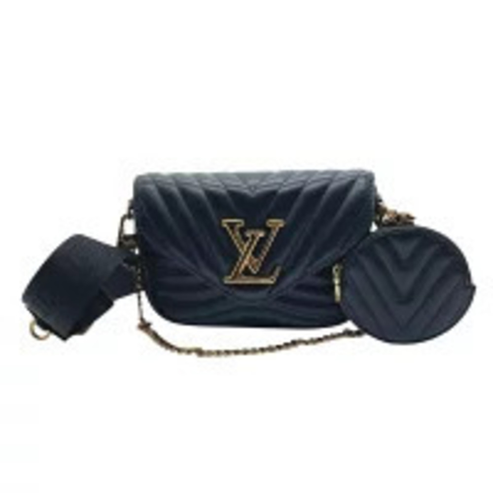 Louis Vuitton Multi Pochette Leather Noir Black Shoulder Bag RD